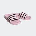 Badesandale ADIDAS ORIGINALS "ADILETTE" Gr. 38, pink (clear pink, core black, clear pink) Schuhe Badelatschen Pantolette Schlappen Bade-Schuhe