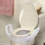 Maddak Elevated Raised Toilet Seat w/ Arms Standard | 5 H x 21.5 W x 16.75 D in | Wayfair 1147