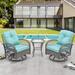 Modern 3pcs Outdoor Furniture Wicker set