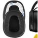 Geekria QuickFit Protein Leather Replacement Ear Pads for Skullcandy Crusher Wired Headphones Earpads Headset Ear Cushion Repair Parts (Black)