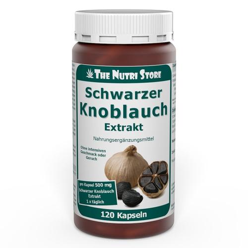 Schwarzer Knoblauch Extrakt 500 mg Kapseln 120 St