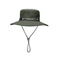 HES Waterproof Fishing Hat Wide Brim with Hanging Rope Fashion Summer Breathable Bucket Hiking Outdoor Hat for Camping