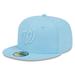Men's New Era Light Blue Washington Nationals 2023 Spring Color Basic 59FIFTY Fitted Hat