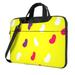 Candy Yellow Print Laptop Bag 13 inch Laptop or Tablet Business Casual Laptop Bag