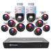 Swann 16 Channel 10 Camera 12MP SwannForce 4TB NVR Security System 2 4K PT Cams