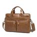 Leather Laptop Bag Men s Messenger Bag Briefcase Business Satchel Computer Handbag Shoulder Bag Crossbody Bag for Men A24