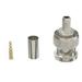 RG58 Solid Core BNC Male Crimp Connector 50 Ohm 3 Piece Set