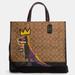 Coach Bags | Coach X Jean Michel Basquiat Dempsey Tote 40 In Signature Canvas | Color: Brown/Purple | Size: Os