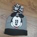 Disney Accessories | Disney Mickey Mouse Beanie With Pom Pom ...... #5084 | Color: Black/Gray | Size: Os