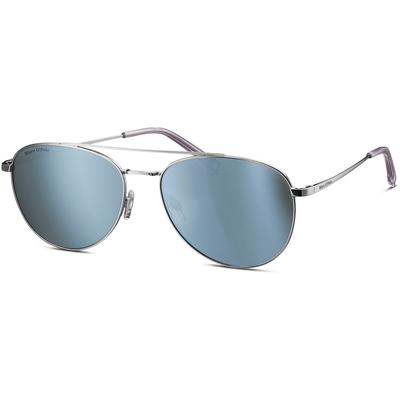 Pilotenbrille MARC O'POLO "Modell 505066" bunt (silberfarben, blau) Damen Brillen Sonnenbrillen