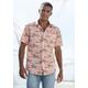 Hawaiihemd BEACHTIME Gr. XL (43/44), N-Gr, rosa (rosa, bedruckt) Herren Hemden Kurzarm