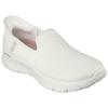 Slip-On Sneaker SKECHERS "GO WALK FLEX RELISH", Damen, Gr. 38, weiß (sanftes weiß), Textil, casual, Schuhe, Slipper, Freizeitschuh mit Slip Ins-Funktion zum leichten Einschlupf