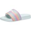 Badesandale KANGAROOS "K-Shine", Gr. 33, bunt (mint), Synthetik, sportlich, Schuhe Badelatschen Pantolette