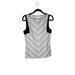 Athleta Tops | Athleta Size M Chevron Black And White Rashguard Tank Swim Top Upf 50+ 292978 | Color: Black | Size: M