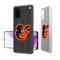 Baltimore Orioles Galaxy Text Backdrop Clear Case