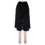 Uniqlo Casual Pants - High Rise Culottes Cropped: Black Bottoms - Women's Size 11