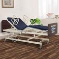 Medacure Super Low Full Electric Adjustable Hospital Bed w/ 42" ProEx Mattress - Cherry, Steel | 14 H x 42 W x 80 D in | Wayfair MC-SLB42CH0KA