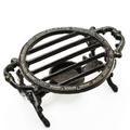 Generic Cast Iron Teapot Warmer Dish Cups Heater Pot Trivet | 2.95 H x 7 W x 5.2 D in | Wayfair C105-2