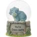 Precious Moments You're Dino-Mite Resin/Glass Snow Globe Resin in Blue/Gray/Green | 5.46 H x 3.9 W x 3.9 D in | Wayfair 223101