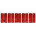 Red 0.39 x 7 W in Stair Treads - Latitude Run® Machine Washable Soft Pile ( 24 in x 7 in ) Slip Resistant Backing Indoor Stair Tread Synthetic Fiber | Wayfair