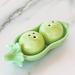 Kate Aspen Two Peas In A Pod Ceramic Salt & Pepper Shakers Set Of 4 China in Green | 2.5 H x 5 W in | Wayfair 23268GN