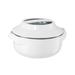 Oggi Serve 0.8 Qt Food Storage Container Stainless Steel in Gray/White | 5 H x 6.75 W x 6.75 D in | Wayfair 7581.