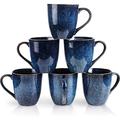 QXXSJ Mug Set, 12 Ounce, Set Of 6, Mug For Men, Women, Unique Glazed Mugs w/ Handle For Coffee, Tea, Milk, Cocoa | 3.54 H x 3.54 W in | Wayfair