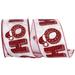 The Holiday Aisle® Box Net Nestle Wired Ribbon Fabric in Red/White | 2.5 H x 360 W in | Wayfair 75F8E661DFFB4DBE90D64DA18E6C51AF