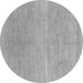 Gray 84 x 84 x 0.08 in Area Rug - Hokku Designs Bernabe Solid Color Machine Woven Area Rug in Polyester/Chenille | 84 H x 84 W x 0.08 D in | Wayfair