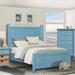 Canora Grey Cool Breeze Beach Blue Twin Panel Bed in Brown | 60.5 H x 41.5 W x 79 D in | Wayfair D7B81515E9C84380BC9EA9E07ED533CF