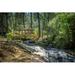 Millwood Pines Wooden Bridge, Medellin, Colombia by Diegograndi - Wrapped Canvas Photograph Metal | 32 H x 48 W x 1.25 D in | Wayfair