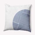 Latitude Run® Throw Square Pillow Cover & Insert by E by Design Polyester/Polyfill blend in Blue/Navy | 20 H x 20 W x 7 D in | Wayfair