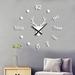 Ebern Designs Oversized Wedemeyer 31.5" Wall Clock Acrylic, Crystal in Gray | 31.5 H x 31.5 W x 0.3 D in | Wayfair 0F63E8F502ED4A3C9177FDCDB12C2472