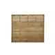 Forest Garden 1.8m x 1.8m Pressure Treated Decorative Kyoto Fence Panel - Pack of 5