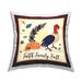 Stupell Faith Family Fall Autumn Turkey Printed Throw Pillow Design by ND Art