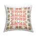 Stupell Bohemian Ikat Geometric Shapes Printed Throw Pillow Design by Flora Kouta