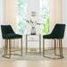 Maddie 27" Velvet Tufted Counter Height Bar Stool