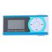 Portable MP3 Music Player Metal MP3 Player with LCD Screen Support TF Memory MP3WMA Audio Format Blue