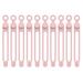 10Pcs Phone Charger Mouse Reusable Fastening Cord Organizer Wire Organizer Silicone Cable Straps Cable Ties PINK