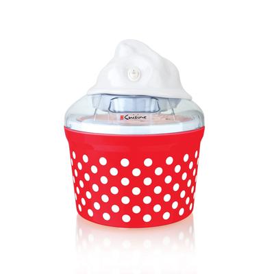 Ice Cream Maker by Euro Cuisine in Red