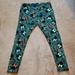 Lularoe Pants & Jumpsuits | Lularoe Disney Tall & Curvy Minnie Mouse Leggings | Color: Green | Size: Xl