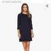 Lilly Pulitzer Dresses | Lilly Pulitzer Navy Blue Cotton Dress With Long Sleeves, Tshirt Like Ma | Color: Blue | Size: Xxs