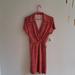 Free People Dresses | Free People Light Rust And Fuchsia Wrap Dress Size M , Nwt | Color: Pink/Red | Size: M