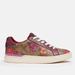 Coach Shoes | Coach Clip Low Top Sneaker In Signature Canvas With Floral Print | Color: Brown/Red | Size: Various