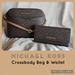Michael Kors Bags | Michael Kors Crossbody Bag & Wallet | Color: Brown | Size: Os