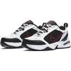Trainingsschuh NIKE "AIR MONARCH IV", Gr. 47, schwarz-weiß (weiß, schwarz), Leder, Synthetik, Textil, sportlich, Schuhe, Topseller
