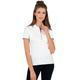 Poloshirt TRIGEMA "TRIGEMA Slim Fit mit langer Knopfleiste" Gr. XL, weiß Damen Shirts Jersey