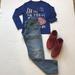 Levi's Shirts & Tops | Levi’s Jeans Regular Size 10 & Blue Tommy Hilfiger Shirt Size 8-10 | Color: Blue | Size: Shirt M(8-10), Jeans -10