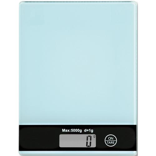 Küchenwaage KESPER FOR KITCHEN & HOME Küchenwaagen blau (hellblau) Digitale Küchenwaage mit LCD-Display, bis 5 kg