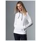 Sweatshirt TRIGEMA "TRIGEMA mit modischem Schalkragen" Gr. XL, weiß Damen Sweatshirts